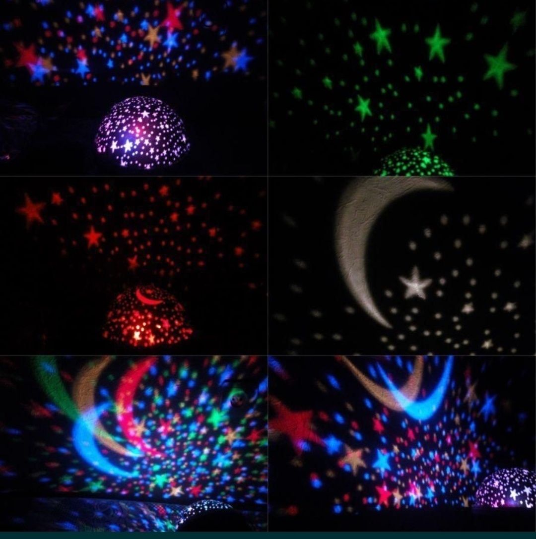 Зоряне небо ночник проектор светильник звёздное небо  детям на подарок