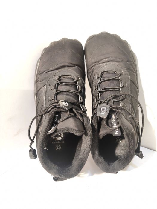 Черевики теплі  чорні 43 розмір,  26 см устілка