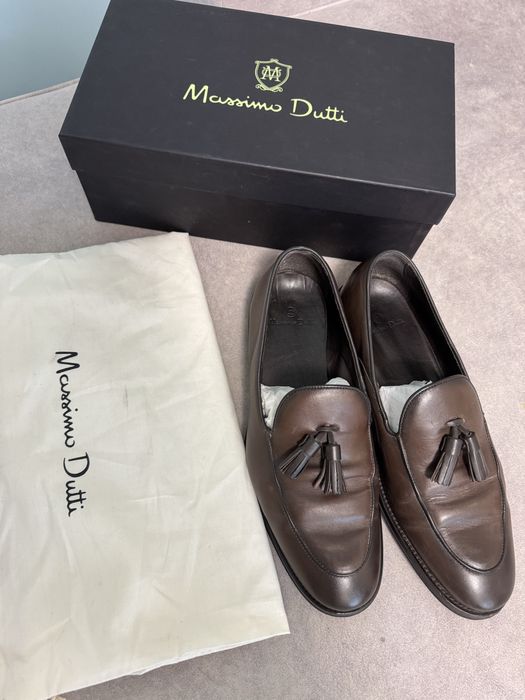 Чоловічі шкіряні лофери Massimo Dutti, 43 розмір