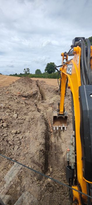 Melioracja, wuko, udrażnianie, drenaż, osuszanie,minikoparka