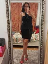 Czarna mini sukienka Zaffiro rozm. M/L