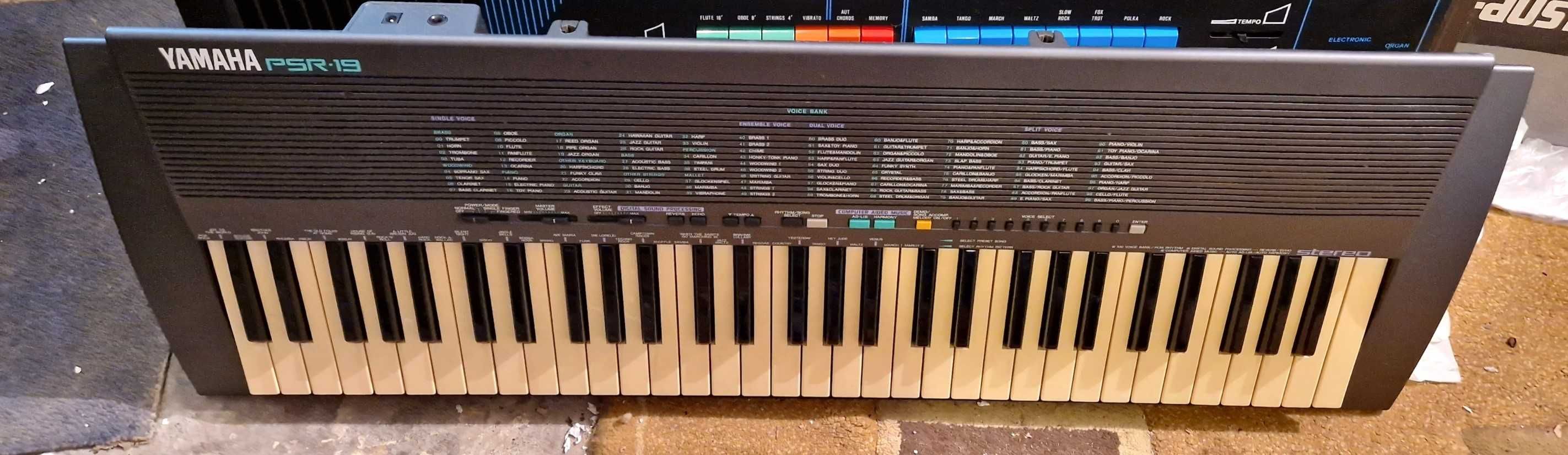 Psr 19 - yamaha keyboard retro syntezator