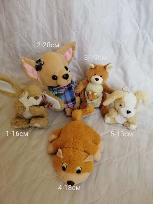 М'які іграшки,пакетом