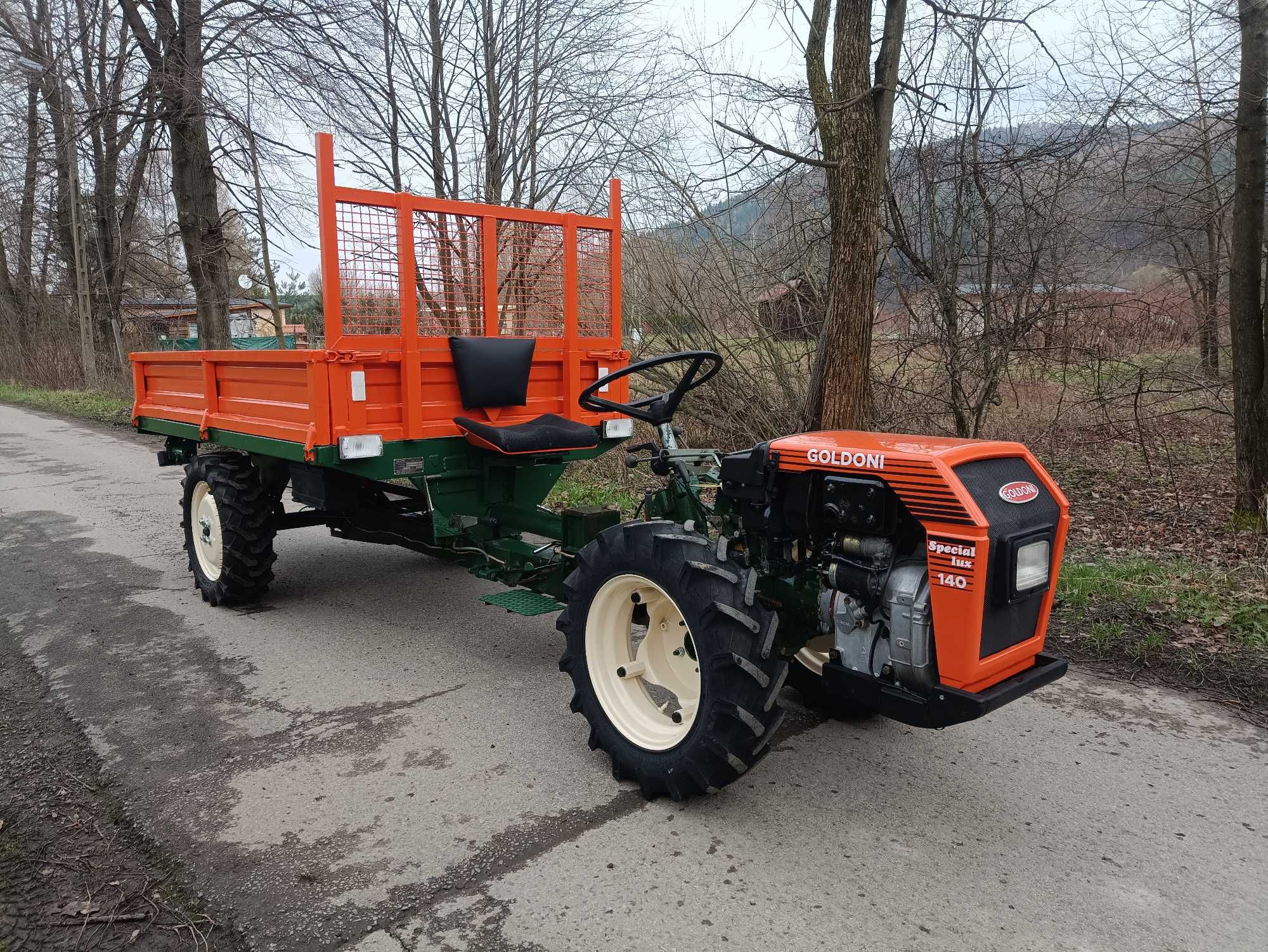 Traktorek transportowy GOLDONI 140 Special Lux 4x4 Lombardini Transcar