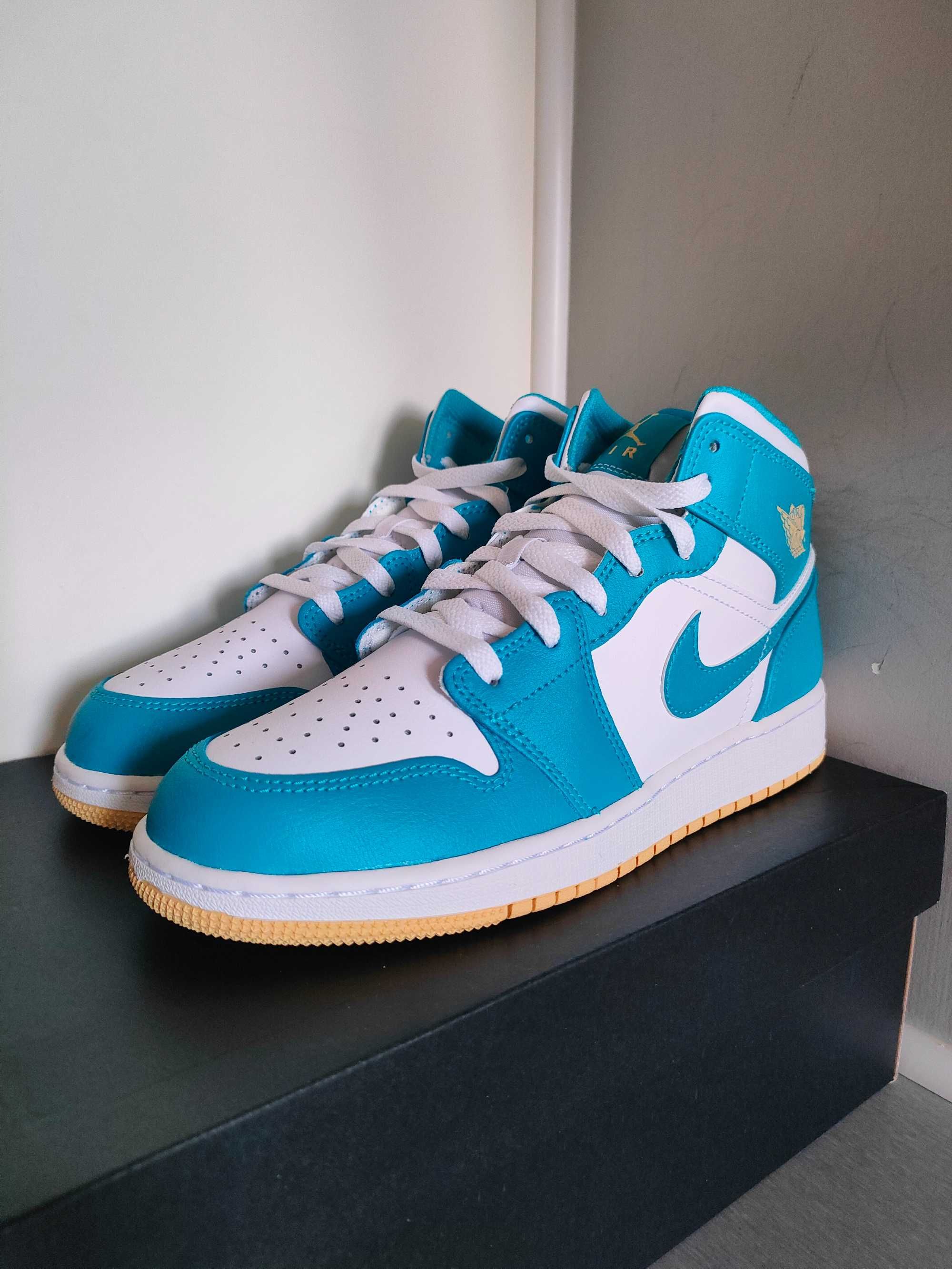 Buty nike air jordan 1 mid aquatone 39