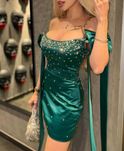 Платье коктейльное Irina Marchuk в стразах