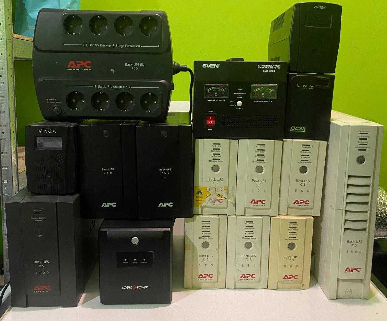 ДБЖ APC Back-UPS 500, 650, 750, 1100,