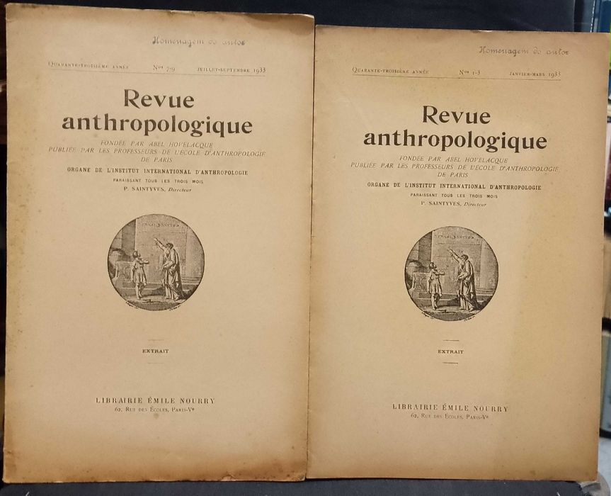 Revue Anthropologique "A. A. Mendes Correa" 1933