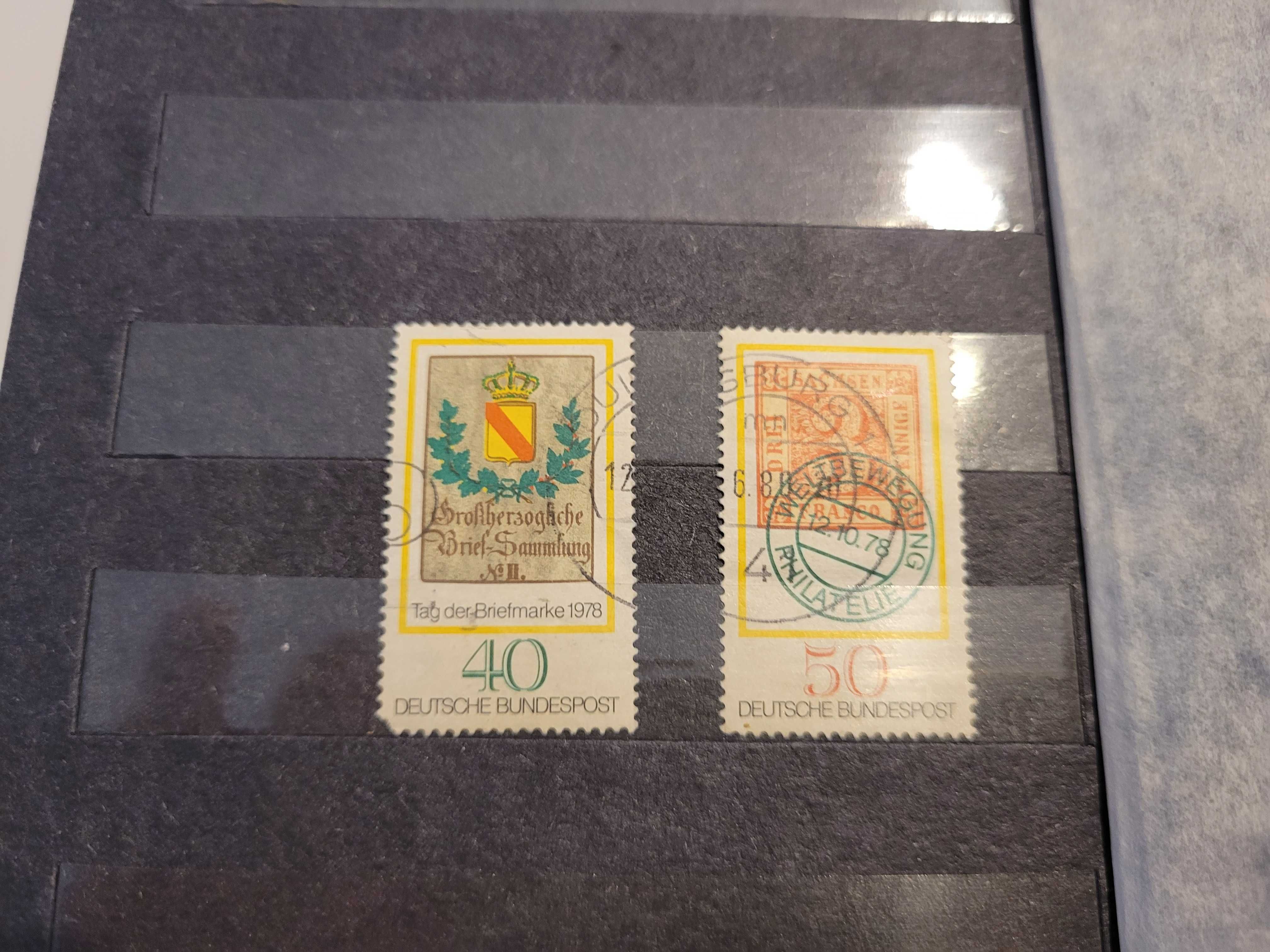 Klaser ze znaczkami, Azja, Afryka, Europa (stemplowane)