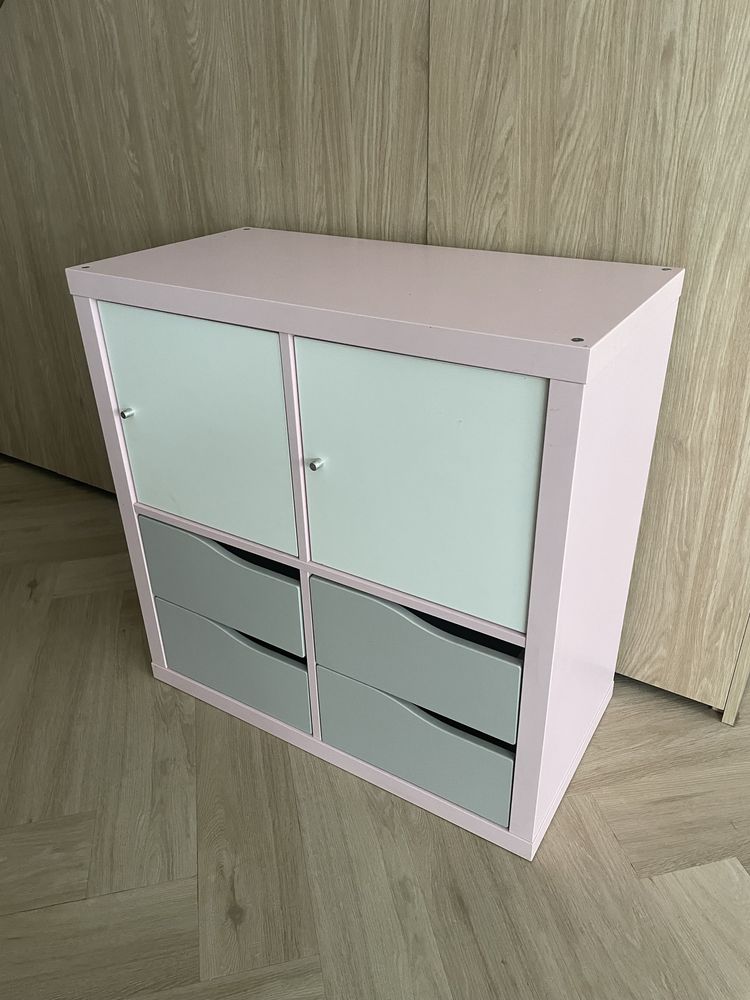 Szafka IKEA KALLAX z szufladami i drzwiczkami