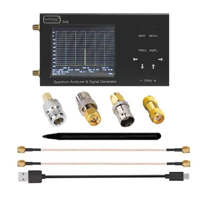 Модернізований аналізатор спектра SA8, джерело сигналу 35-6200 МГц