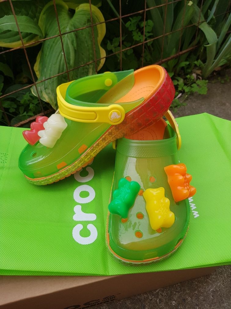 Crocs classic haribo крокси харібо прозорі оригінал