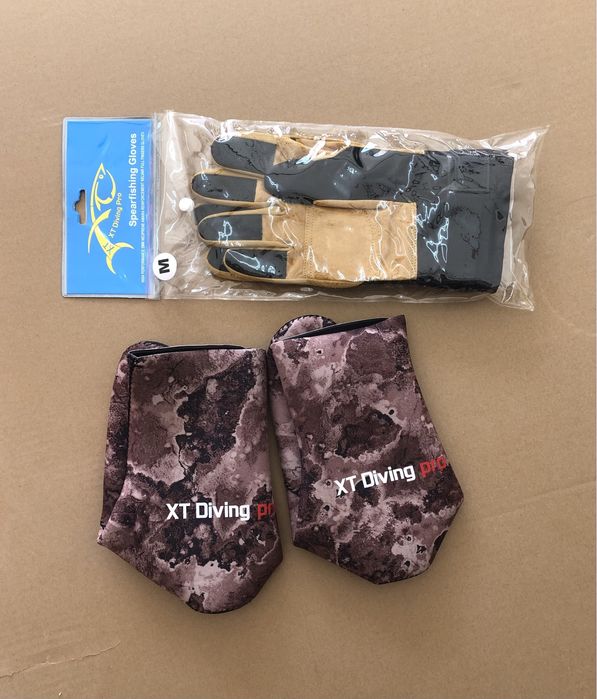 Boia, luvas e meias pesca submarina