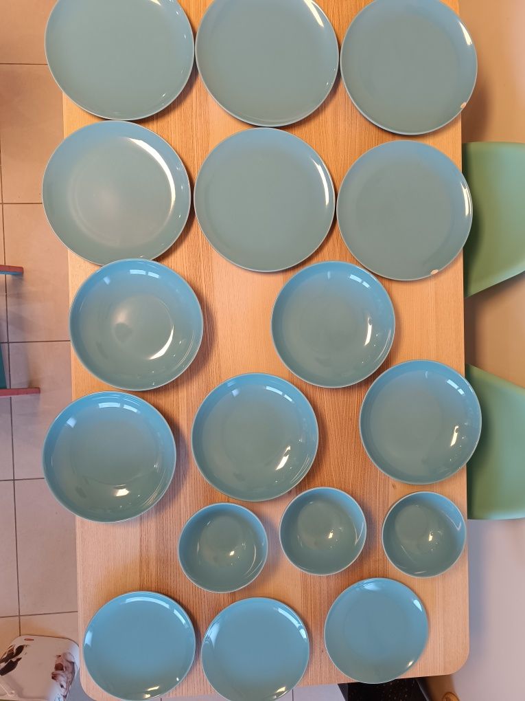 Conjunto de Cozinha (Pratos) Azul