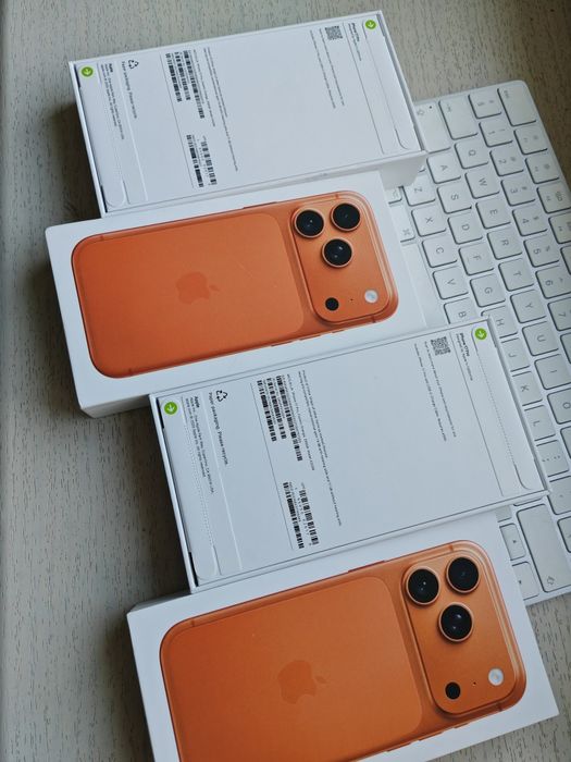 Nowy Śliczny iPhone 17 Pro 256GB Cosmic Orange z USA, gwarancja PL