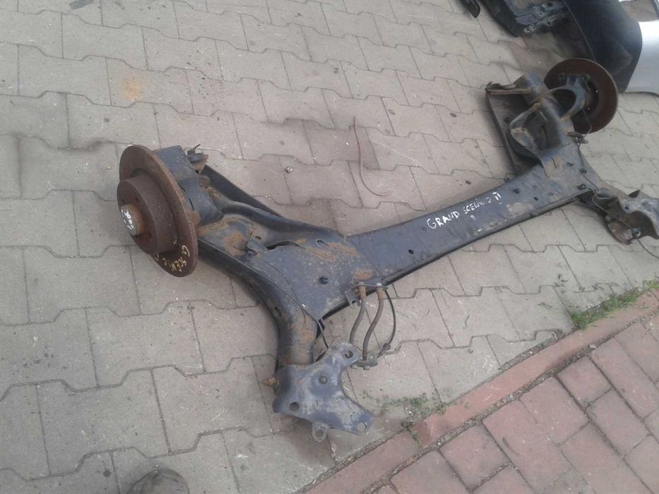 Belka Zawieszenia Tył Renault Grand Scenic II 2 FL Lift Tarcze Pisaty