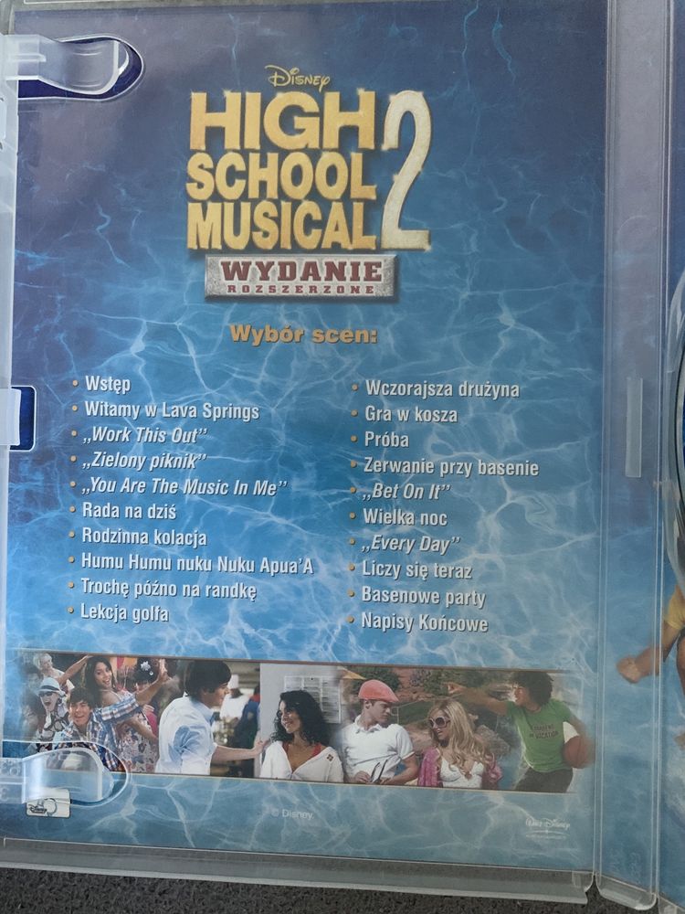 High School Musical 2 bajka na płycie dubbing wydanie rozszerzone