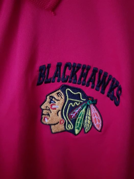 koszulka polo NHL Black Hawks