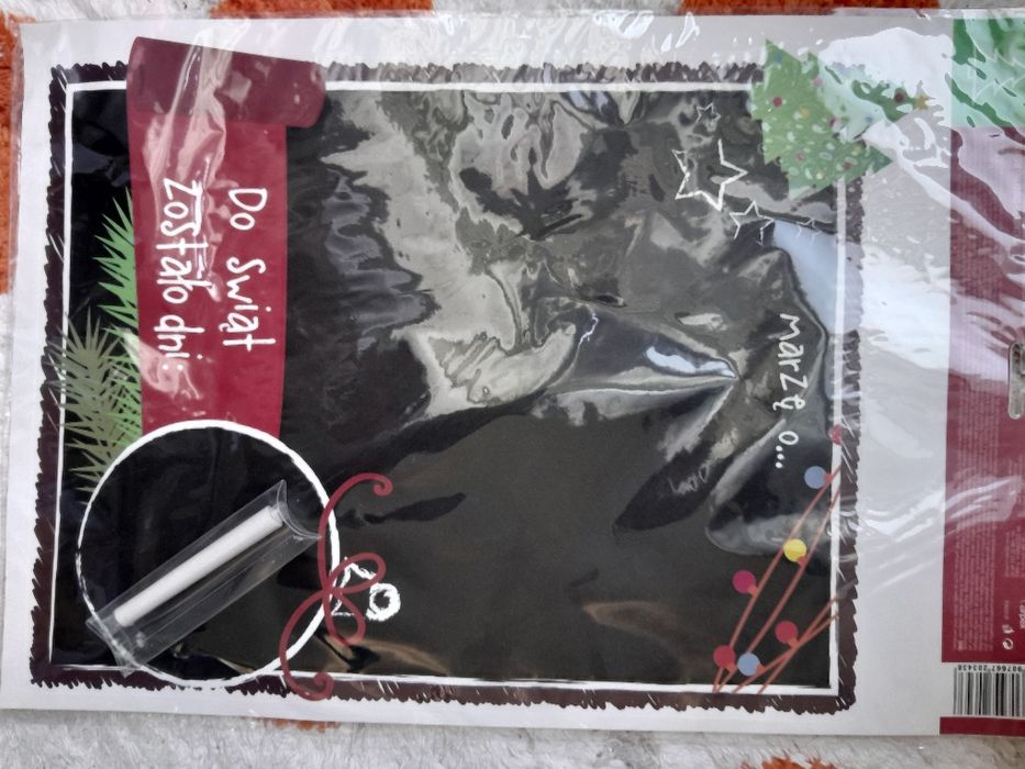 Tablica naokienna kredowa świąteczna