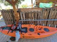 Kayak de pesca e equipamento extra