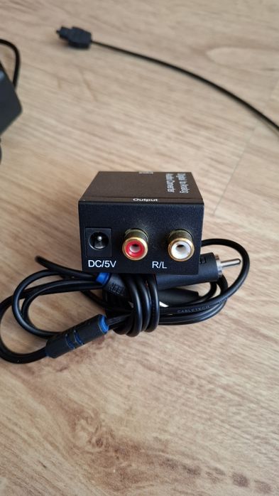 Konwerter audio Digital to Analog (DAC) – Toslink, Coaxial, kable