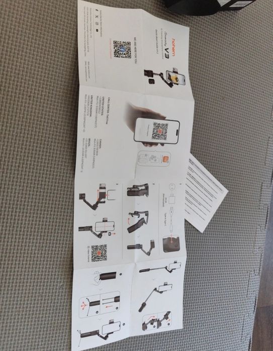 Gimbal Hohem iSteady v3 z funkcjami śledzenia  AI