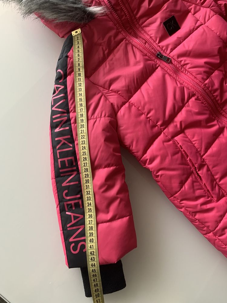 Зимняя куртка пальто пуховик Calvin Klein Jeans 4 года