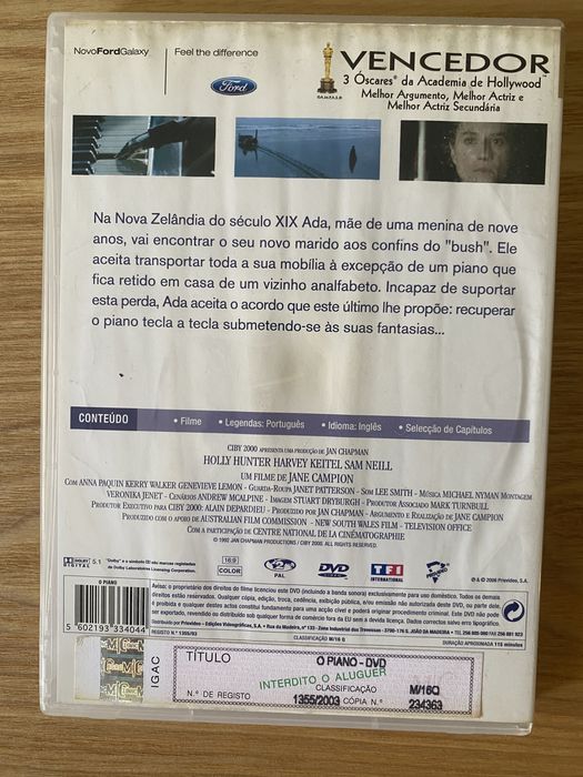 filme em dvd O Piano