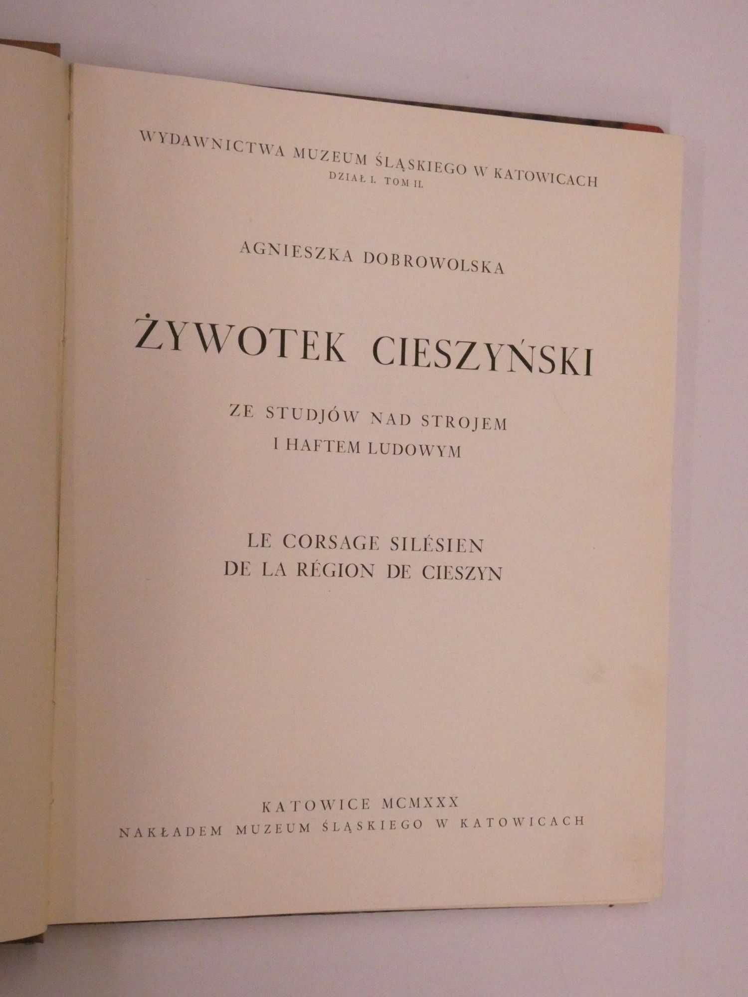 Żywotek Cieszyński Dobrowolska 1930