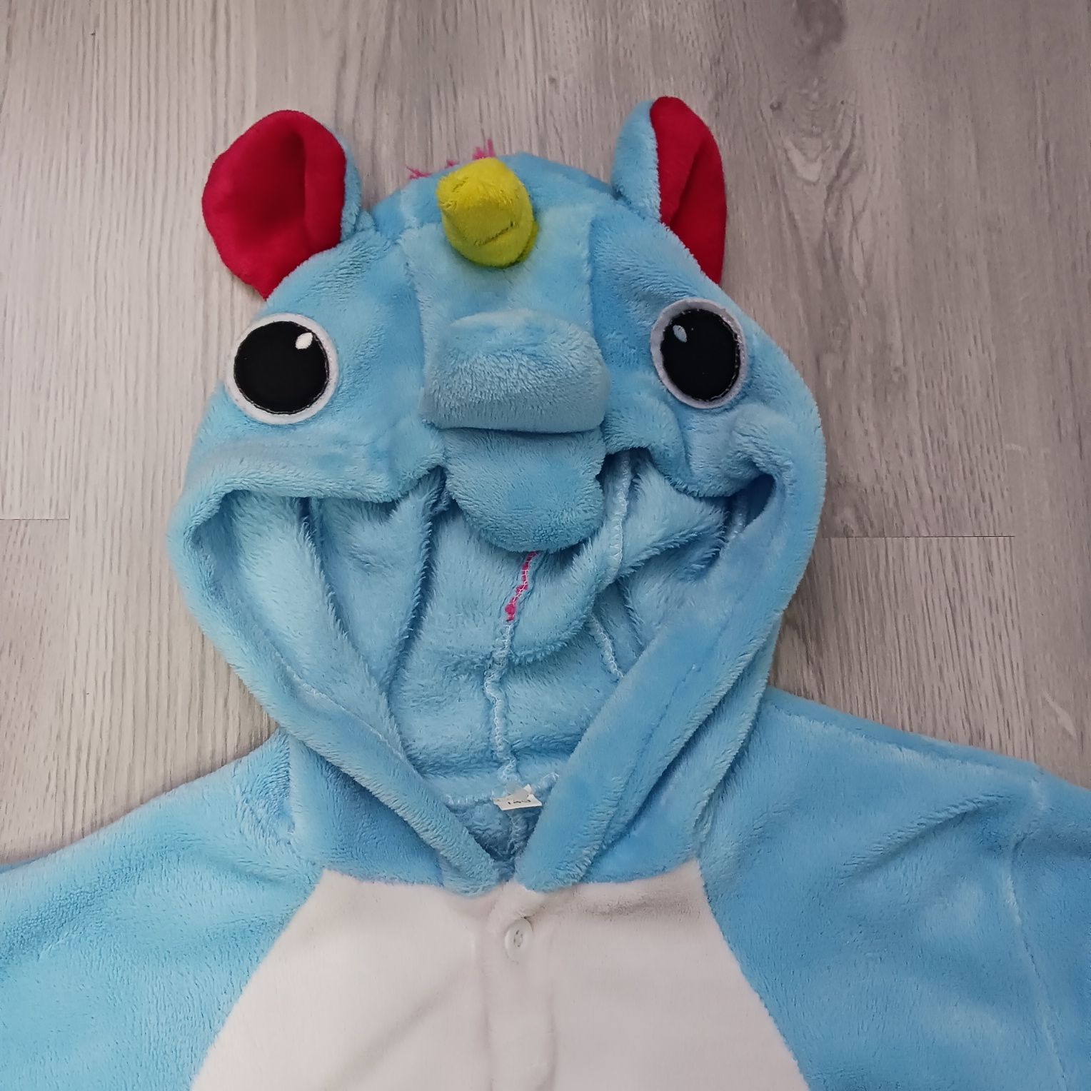 Strój karnawałowy jednorożec rozm. 140 / kigurumi jednorożec