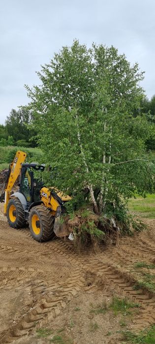 Usługi koparko-ładowarką, oczyszczalnie ścieków, szamba, czarna ziemia