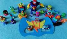 Super zings figurki, pojazdy, Superbot, maska gratis.