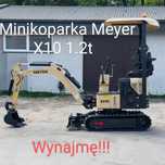 Minikoparka Meyer x10 wynajem