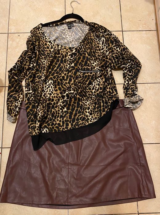 Женский Модный свитерок с принтом размер xl