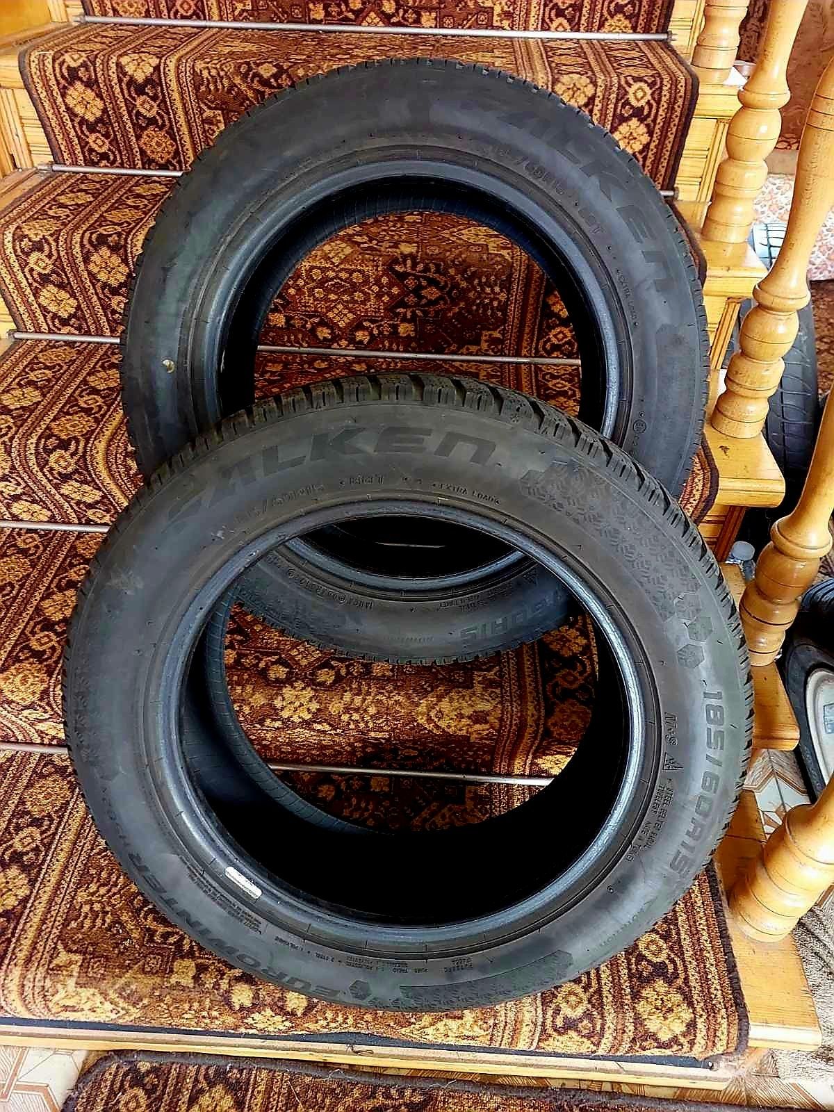 Колеса Falken eurowinter 185/60/r15, за пару. 22 рік.