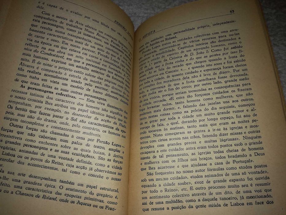 fernão lopes (por antónio josé saraiva) livro