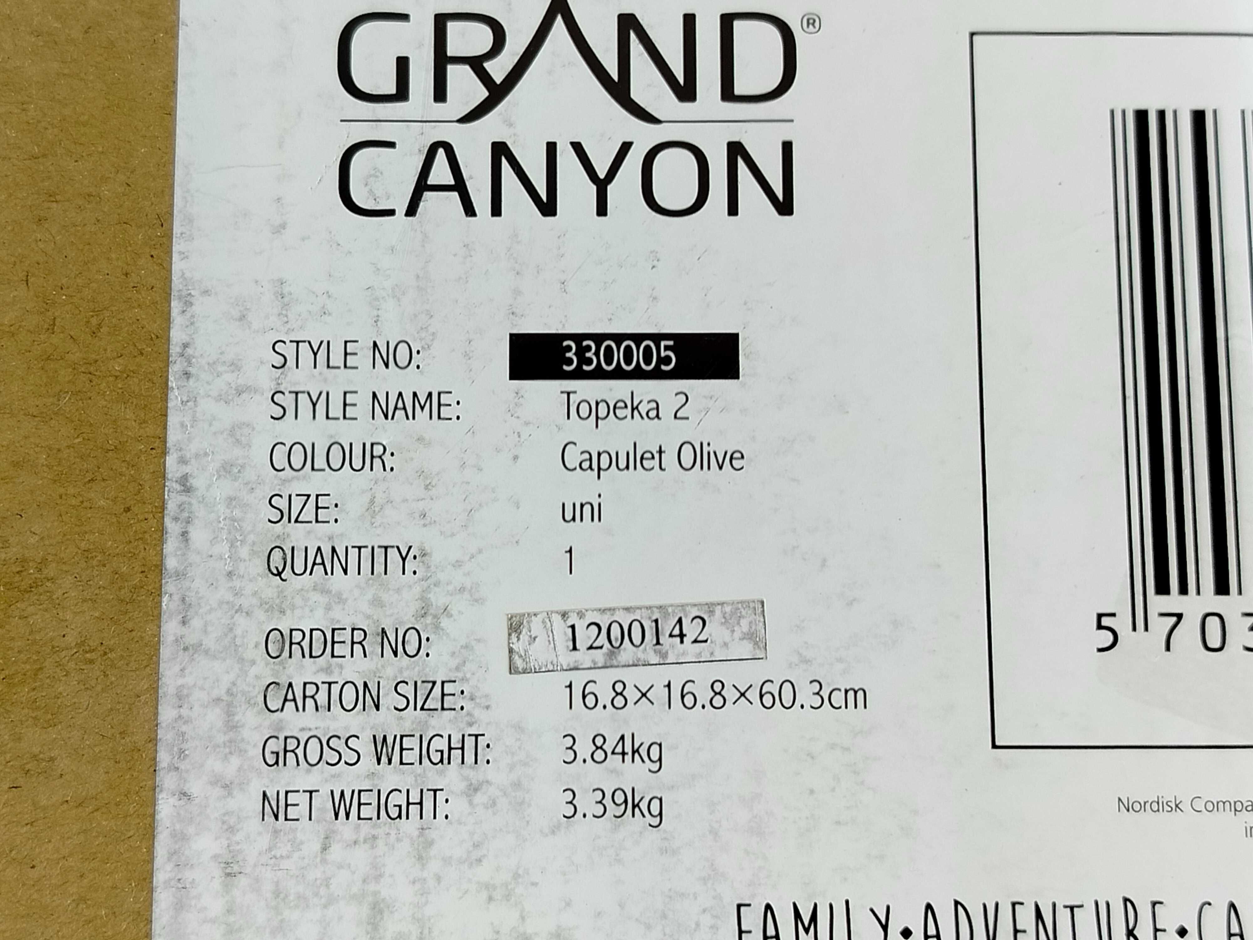 Namiot kopułowy dwuosobowy Grand Canyon Topeka 2