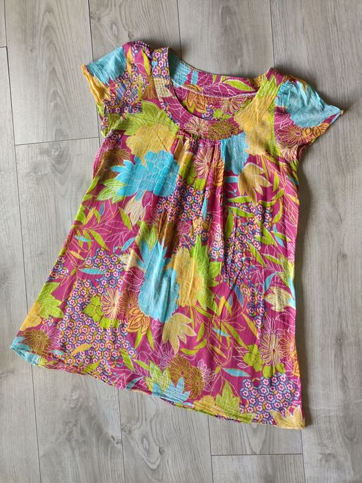 Tunika lekka Bluzka M Boho Hippie Etno Folk