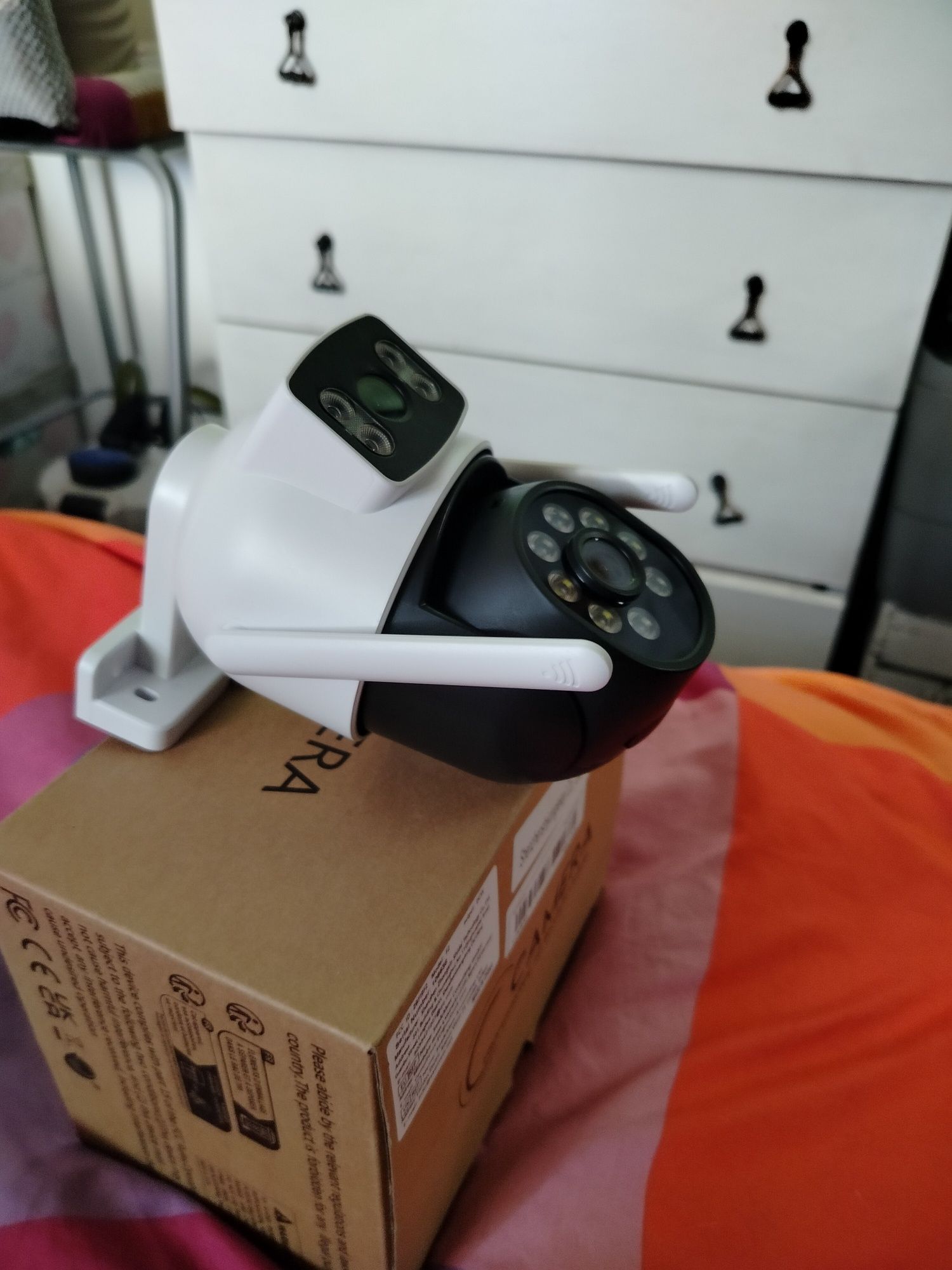 kamera zewnętrzna Kamera CCTV z Podwójnym Obiektywem 4MP,