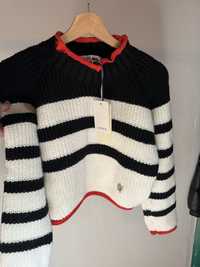 Sweter loewe gruby welna