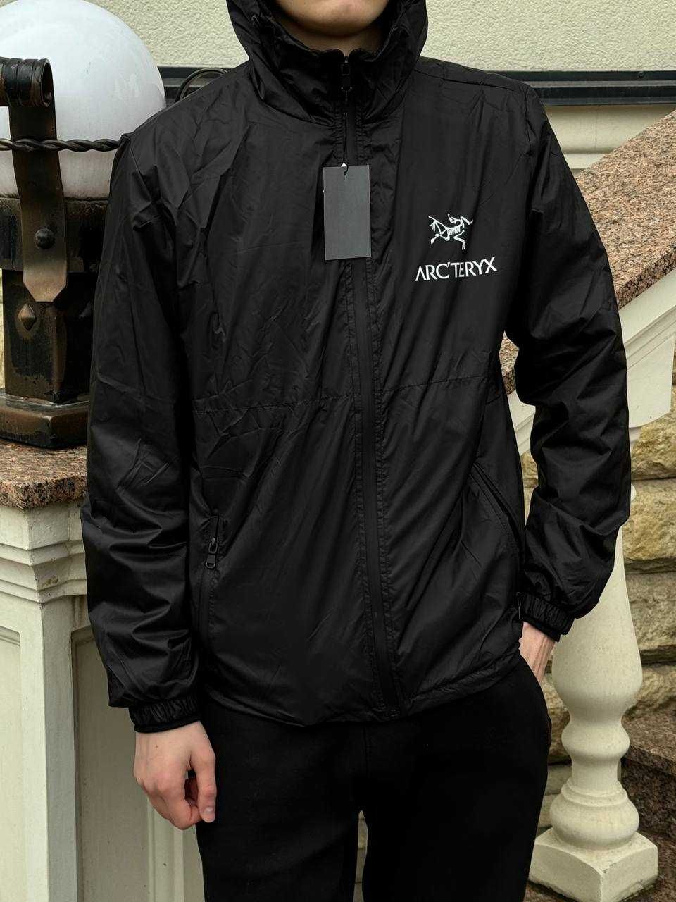 Arcteryx мужская ветровка черная (Артерікс гортекс / GoreTex)