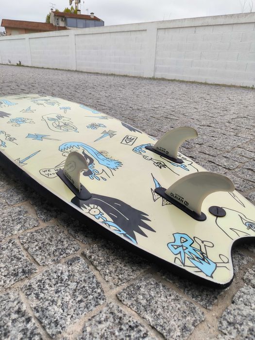 Prancha de surf Softboard Ocean+Earth Ezi Rider Brains