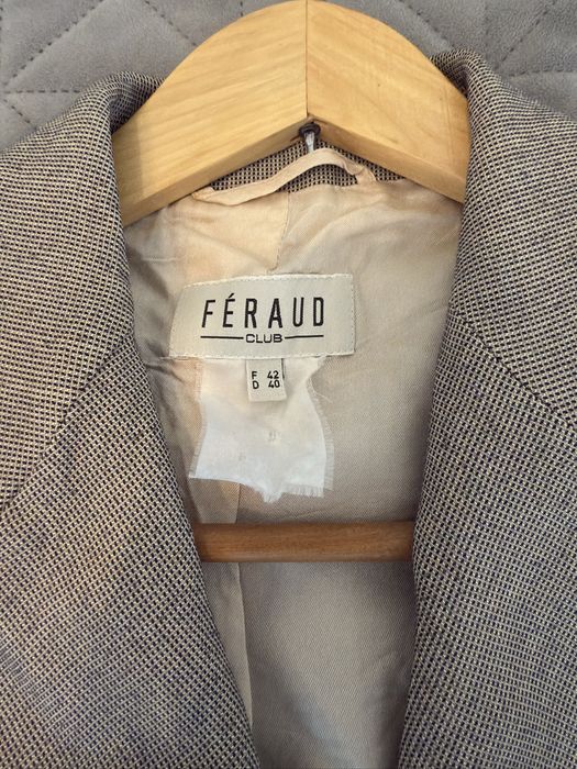 Женский пиджак в клетку