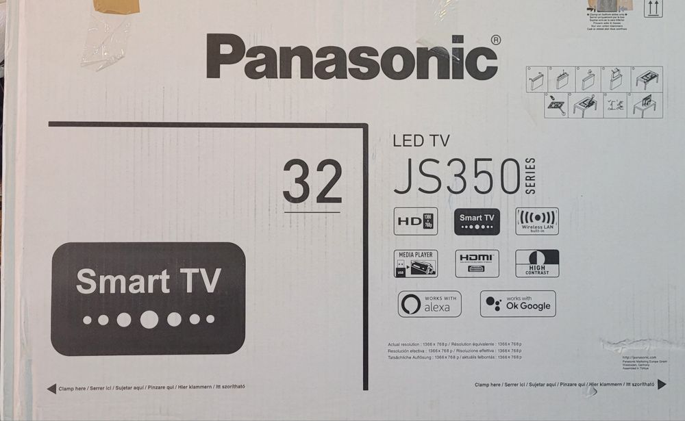 Telewizor Led 32 cale Panasonic SmartTV WiFi netflix nowy gwarancja