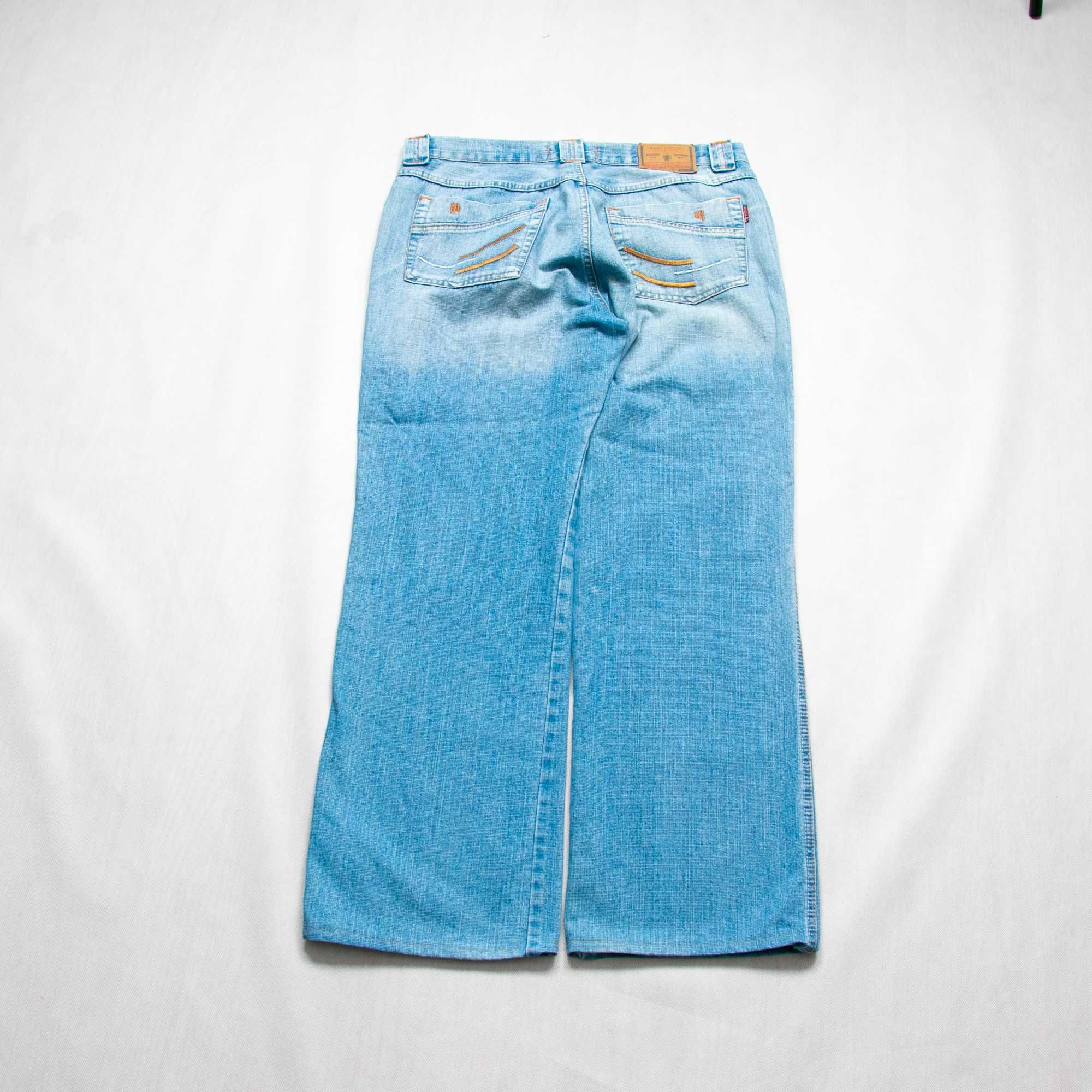 Diesel y2k spodnie jeansowe szerokie 36us washed wide leg