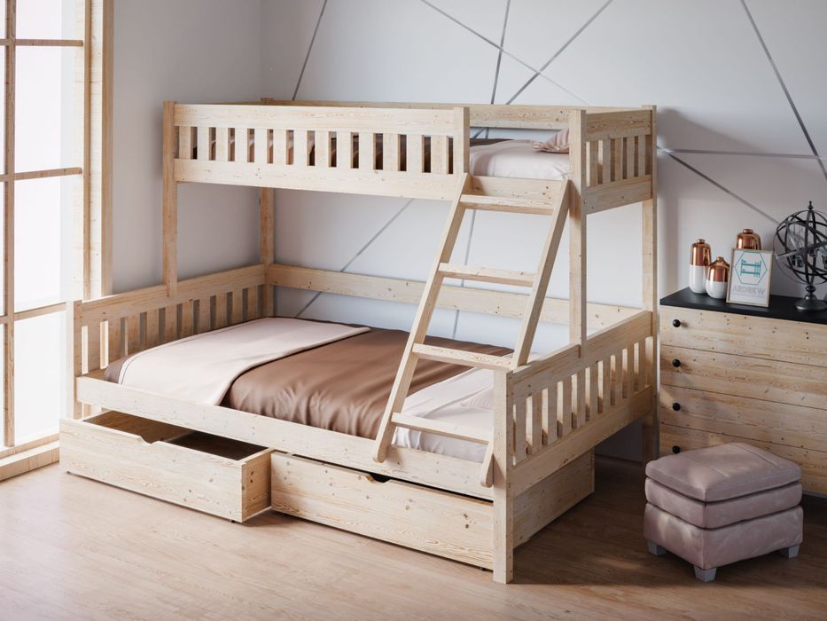 Łóżko piętrowe 3 osobowe BLANKA