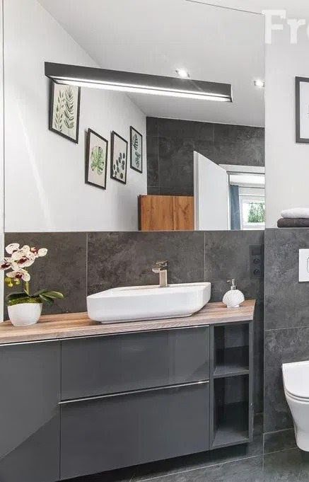 Lustro łazienkowe duże z lampą LED Nowodworski 92 cm Łódź