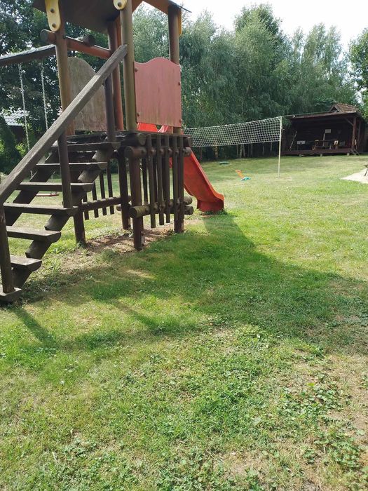 Domek na Mazurach. Wlasna linia brzegowa.