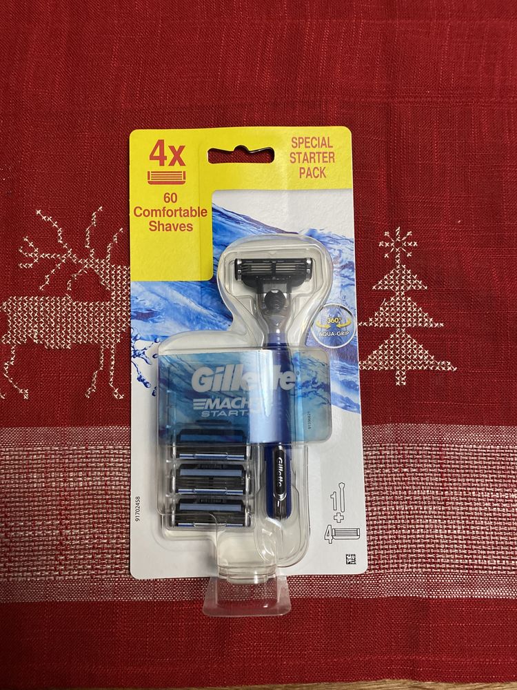 Gillette mach 3 START 4 wklady + raczka