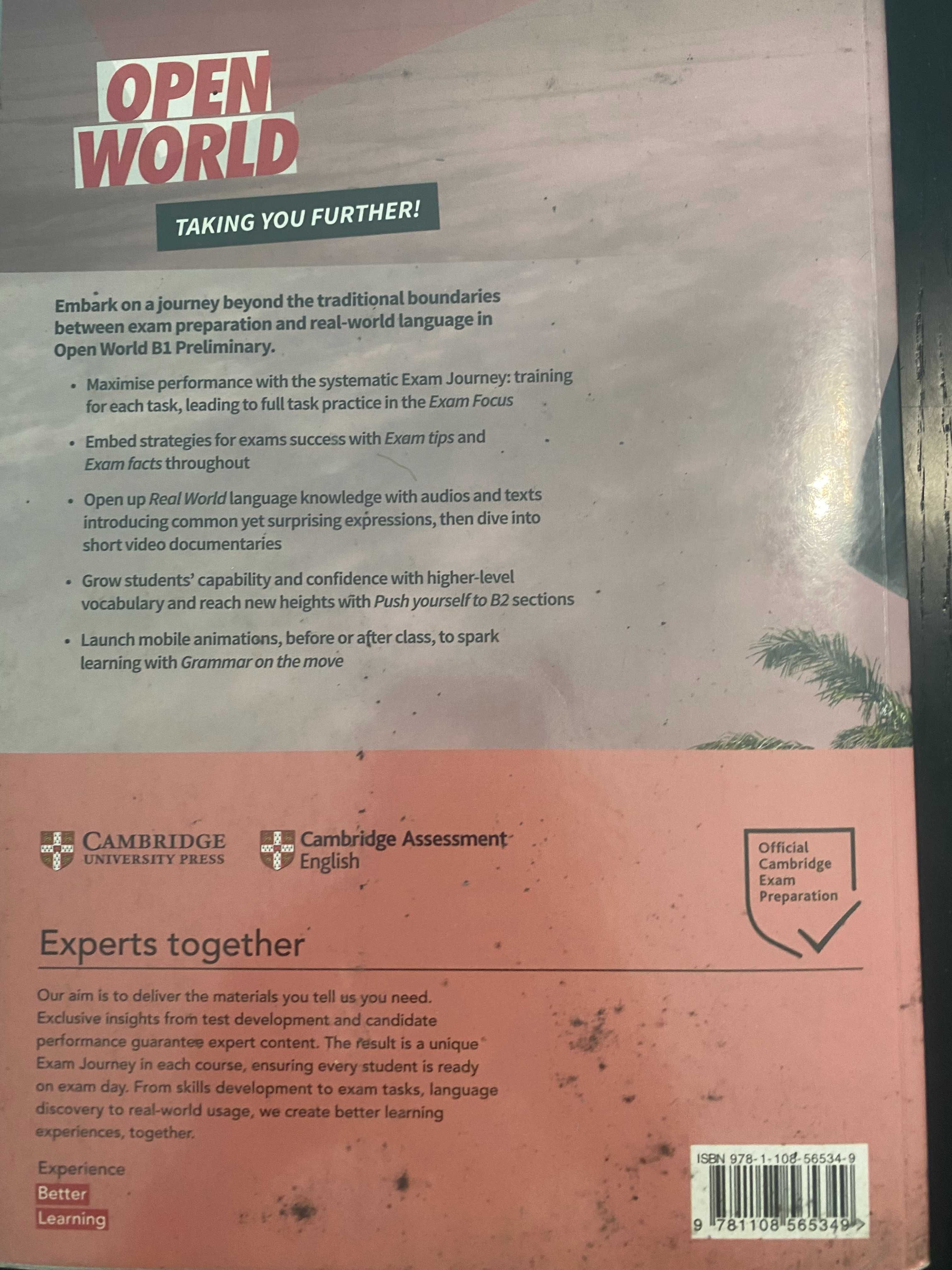 Inglês - Open World Preliminary - Student's Book Pack - B1 - 7.º Ano